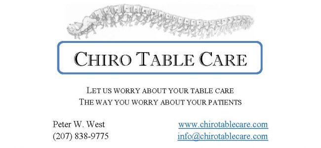 Chiro Table Care is your premier table repair and maintenance service provider in the New England area.